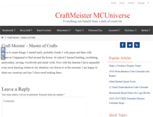Tablet Screenshot of craftmeister.mcuniverse.com